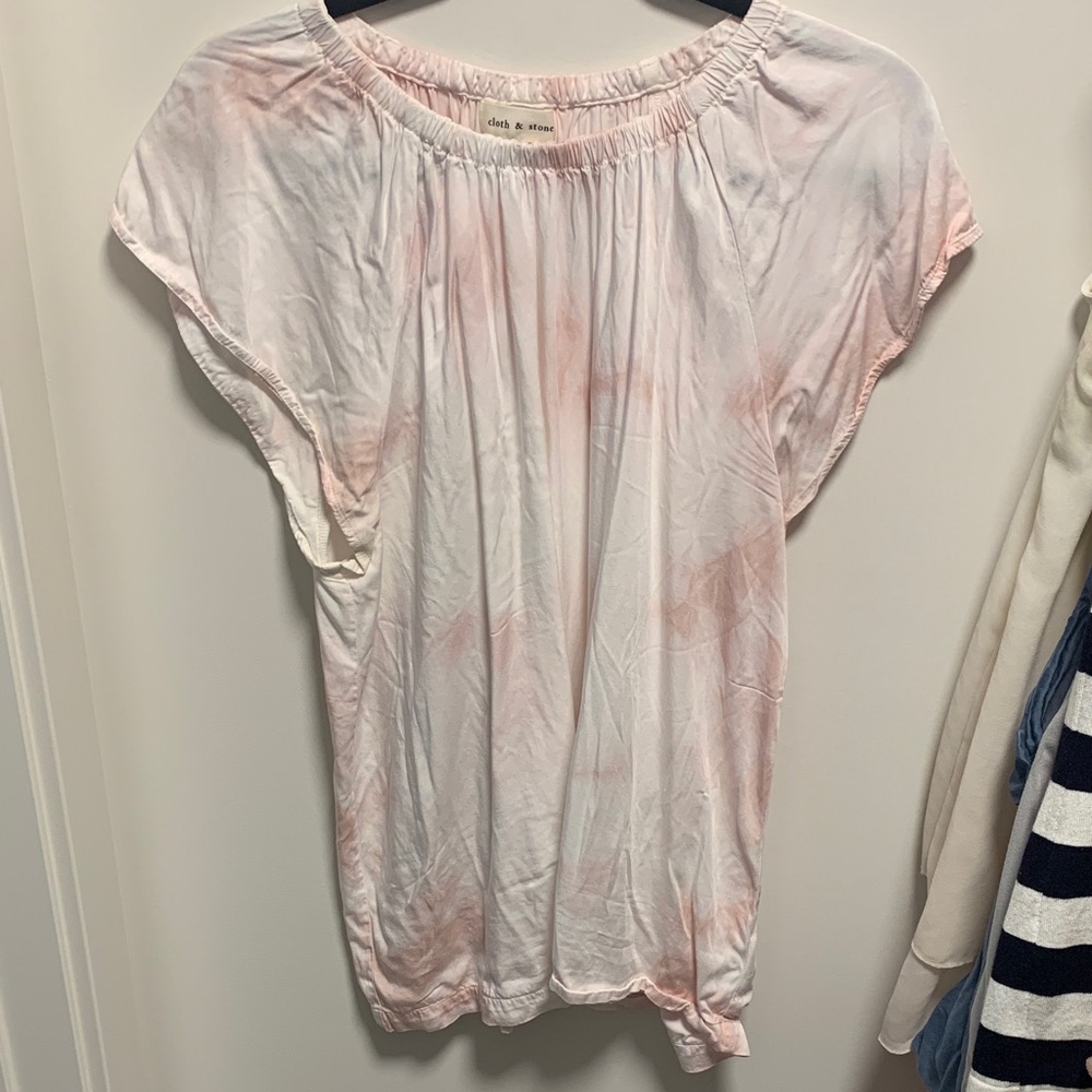 Cloth & Stone Blush Pink Blouse